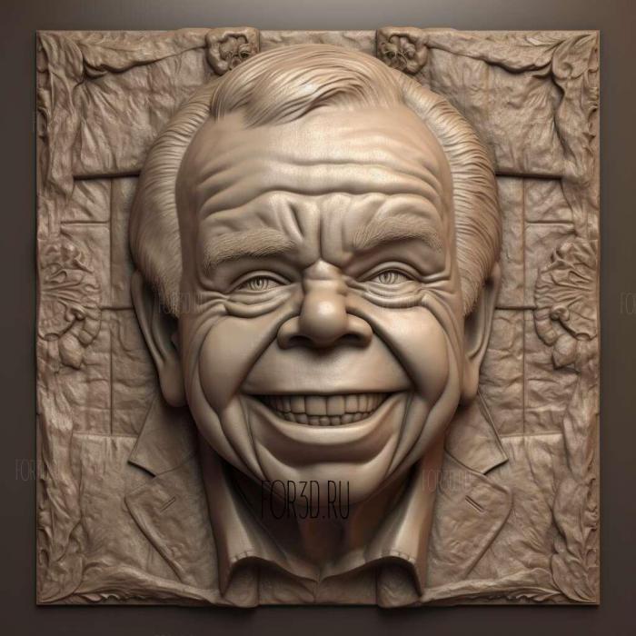 Warwick Davis 2 stl model for CNC